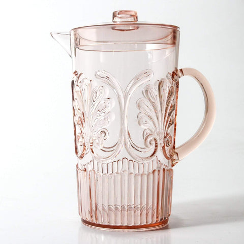 Indigo love acrylic jug pale pink | The Home Maven