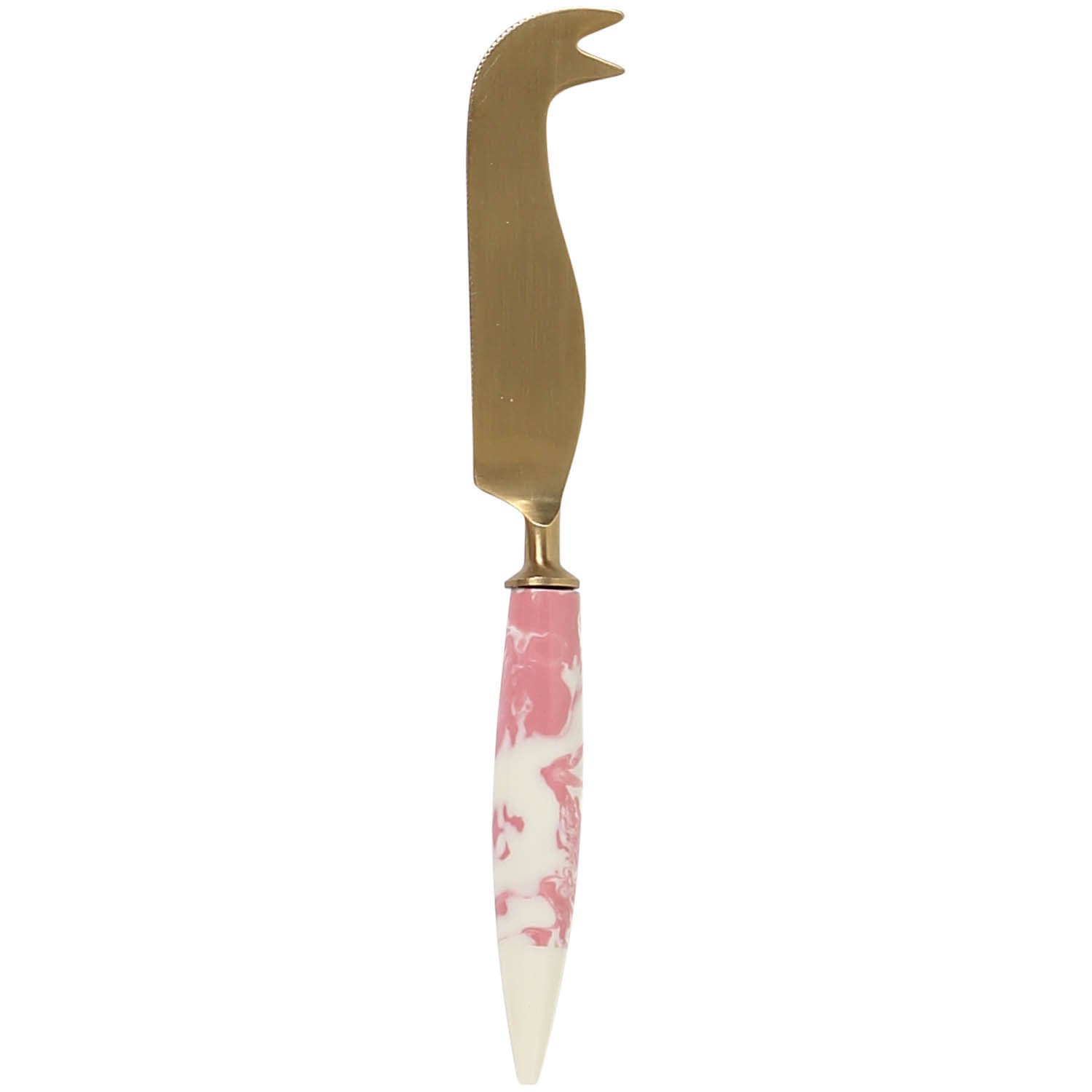KIP AND CO PINK MARBLE CHEESE KNIFE |THE HOME MAVEN.