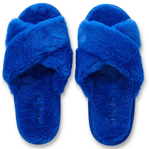 KIP AND CO DAZZLING BLUE SLIPPERS | THE HOME MAVEN