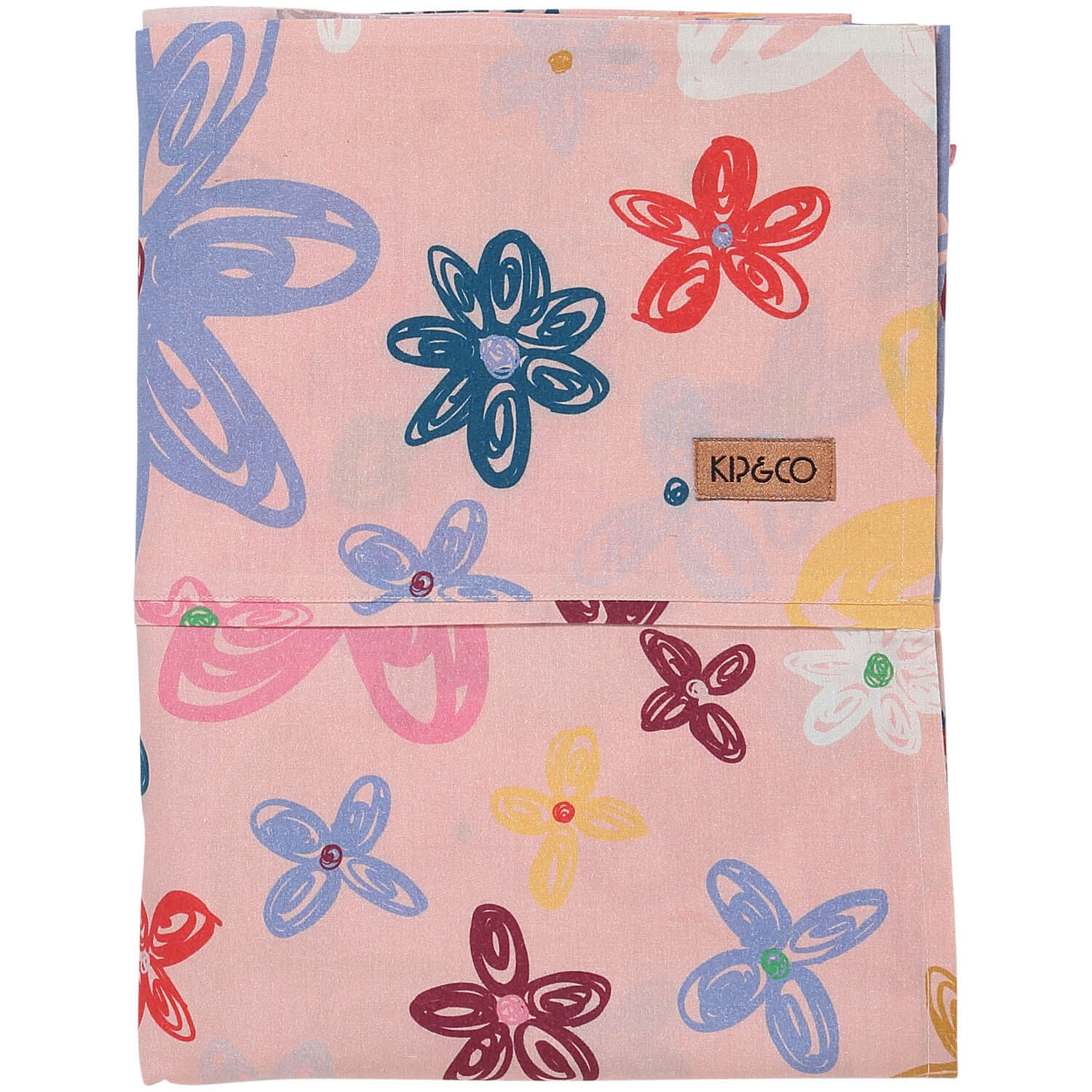 KIP AND CO PANSY FLORAL FITTED SHEET PILLOWCASE | THE HOME MAVEN