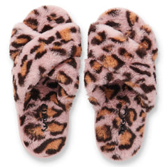 KIP AND CO SLIPPERS PINK LEOPARD | THE HOME MAVEN