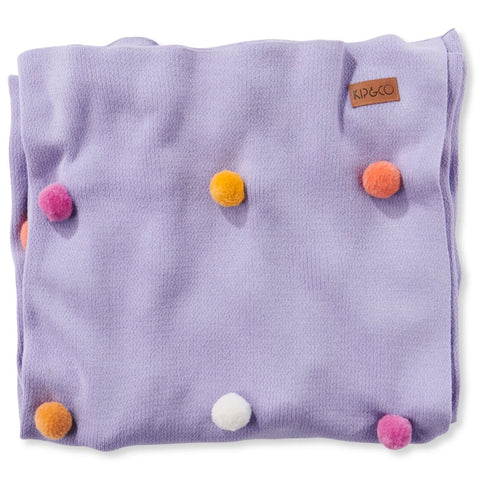 Kip and co |Pompom Club Cotton Knitted Blanket |The Home Maven