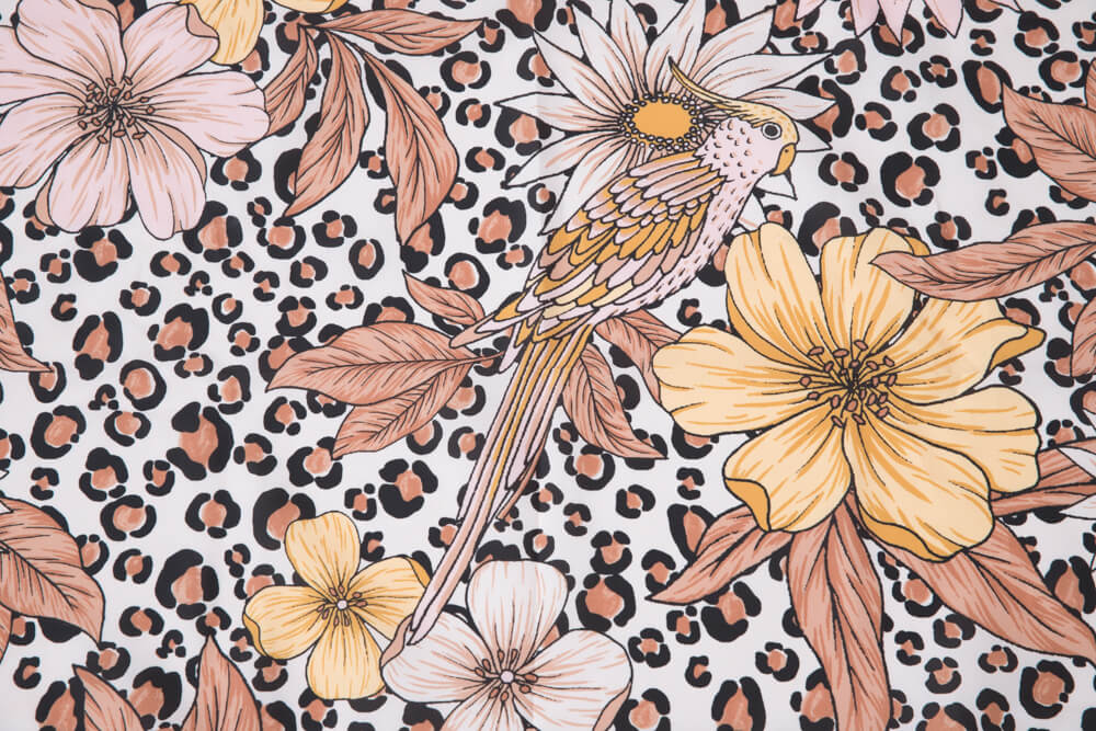 Kollab Leopard Floral Picnic mat |The Home Maven