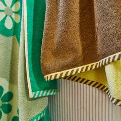 Sage and Clare |Maisie Nudie Towel Citron details |The Home Maven