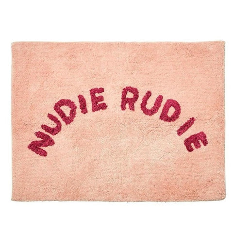 Sage and Clare Nudie Rudie Blush bath mat | The Home Maven