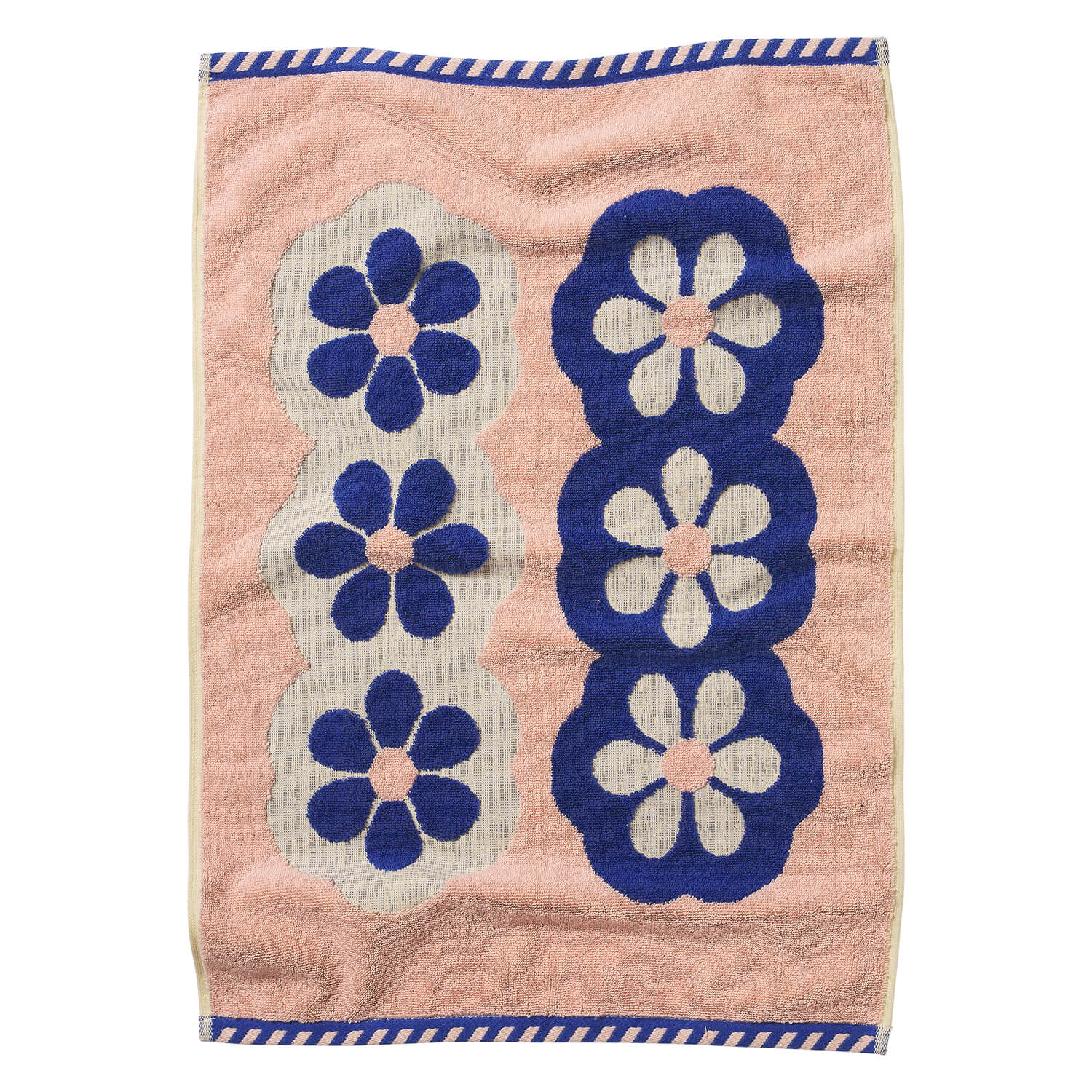 Sage and clare |Winifred Daisy Hand Towel Peach |The Home Maven