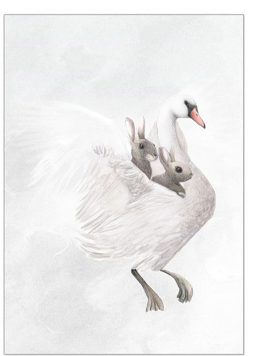Winter Avenue Press | The Swan and the Moon Print - $49.95 - $79.95 |The Home Maven