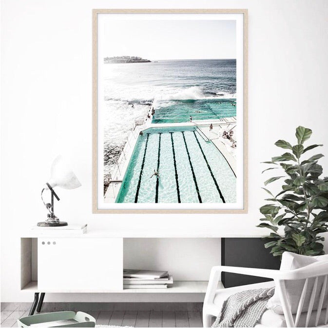 Love your space Bondi Icebergs I - Photographic Print - various sizes| The Home Maven