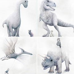 I Dream of Dinosaurs four print series - $49.95 - $79.95 |The Home Maven