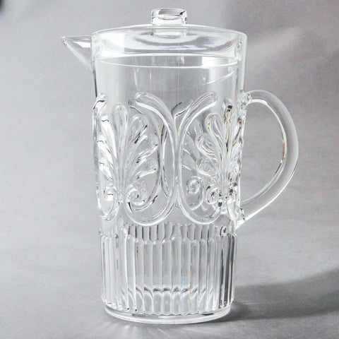 indigo love flemington acrylic jug clear | The Home Maven