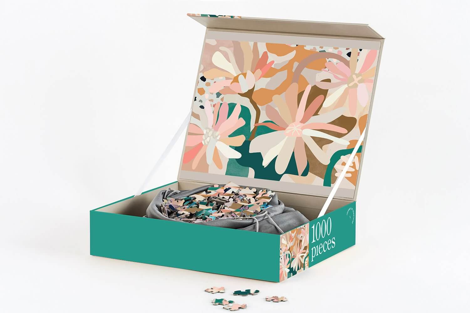 Journey of Something |flower bed 1000 piece puzzle box |The Home Maven