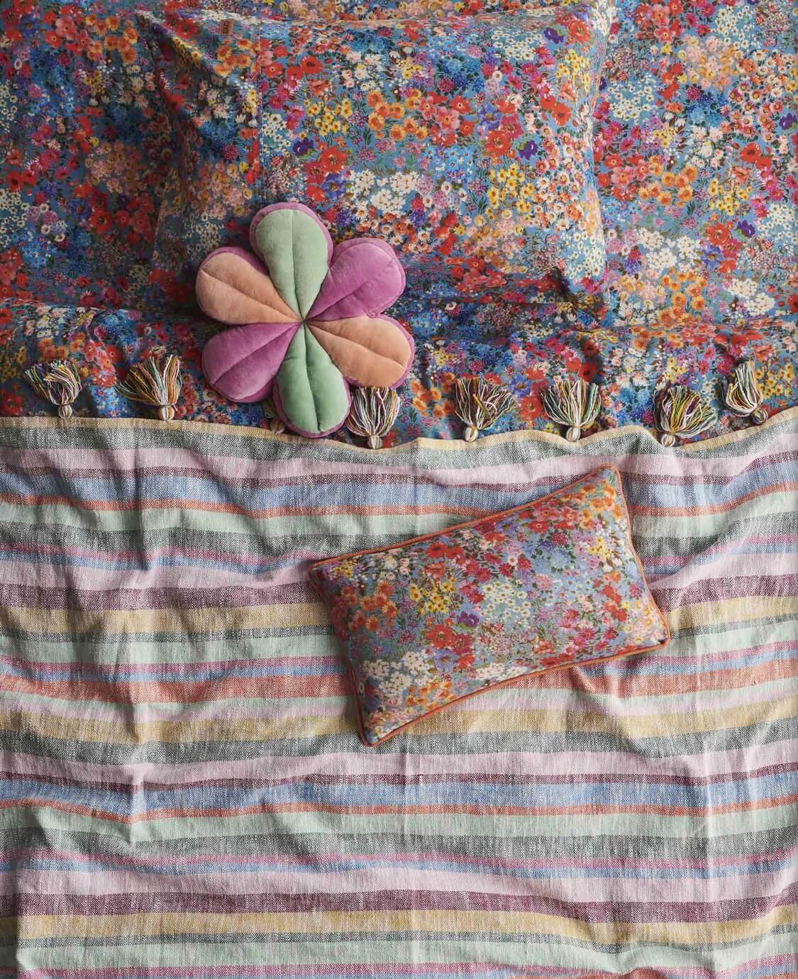 kip and co |forever floral organic cotton fitted sheet |The Home Maven