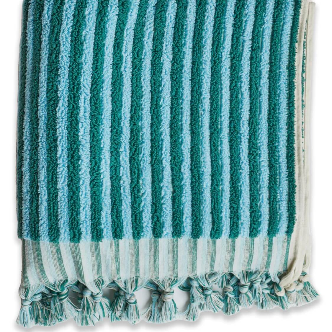 kip and co |sailor stripe turkish bath towel |The Home Maven