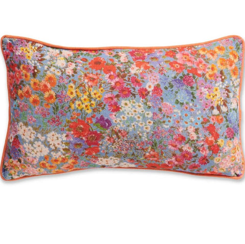 kip and co |forever floral upholstery cushion styled |The Home Maven